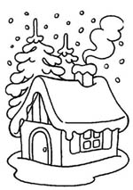 Maison en hiver